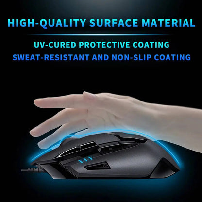 Logitech G402 Wired Gaming Mouse, 4000 DPI Gaming Mouse with 8 Programmable Buttons, 32-Bit ARM Processor, USB Optical Gaming Mouse for PC Gaming & Work