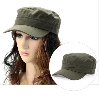 Gorra de béisbol táctica militar Spring Solid, unisex, para deportes al aire libre, con cierre snapback, para hombre y mujer, estilo marinero