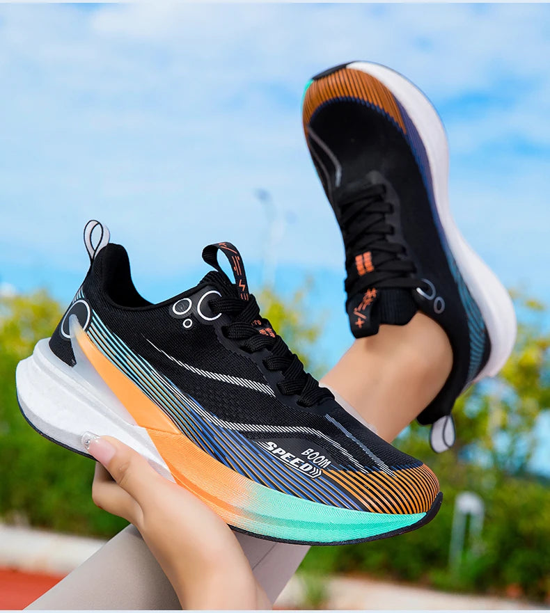 2025 professionelle Marathon-Laufschuhe für Herren und Damen mit Carbonplatte, Stoßdämpfung, ultraleichtem Design und stabilem Halt
