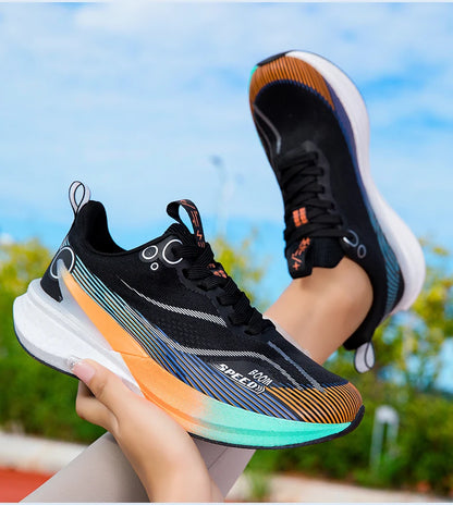 2025 professionelle Marathon-Laufschuhe für Herren und Damen mit Carbonplatte, Stoßdämpfung, ultraleichtem Design und stabilem Halt