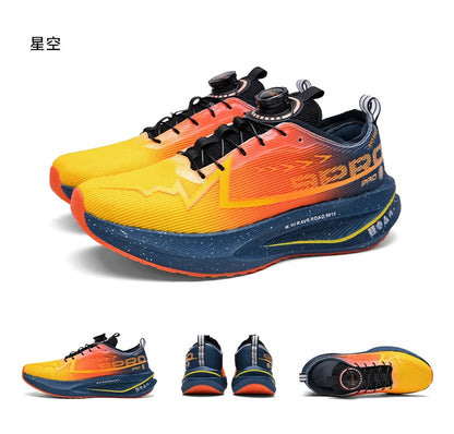 Scarpe da corsa da maratona da uomo con soletta in carbonio, sportive specializzate, traspiranti e leggere; scarpe da ginnastica da donna comode, sportive e antiscivolo
