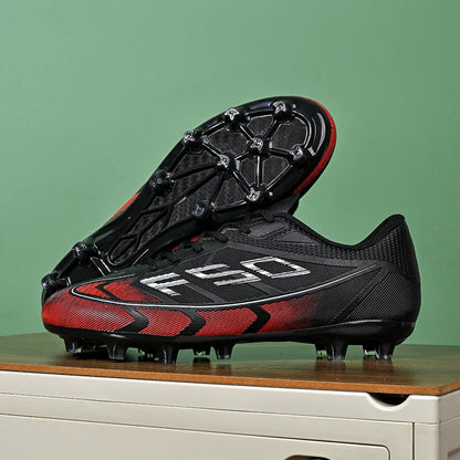 Nouvelles chaussures de football pour hommes, chaussures de sport respirantes, antidérapantes, de haute qualité, chaussures de football pour match en plein air, futsal, haute cheville, ultralégères