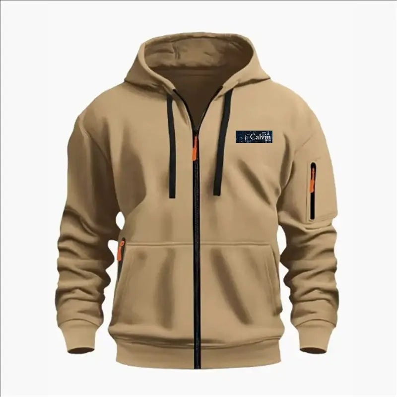 Produit gaming premium Fraquane, produits de luxe, nouvelle génération, équipement gamer : Men's Sweatshirts with Zipper Pockets Thin Solid Color Half Tracksuit Casual Outdoor Hooded Tracksuit Long Sleeves Jacket Coats