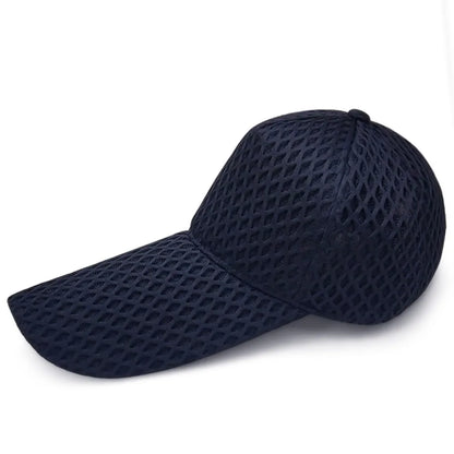 Cappello da pesca da uomo con visiera larga, 14 cm, cappello da sole taglia grande, cappellino da camionista oversize, cappellini da baseball in rete taglie forti 55-60 cm, 60-65 cm