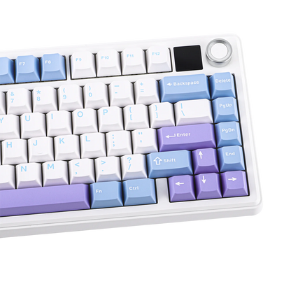 EPOMAKER X AULA F75 MAX Compact 75% ANSI Layout Wired/Bluetooth/2.4GHz Wireless Mechanical Keyboard with TFT Screen and a Knob