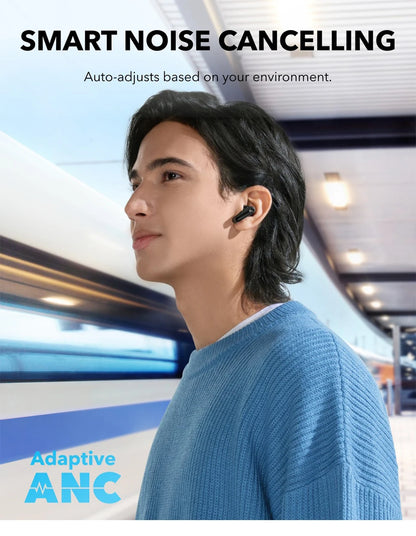 Soundcore P40i by Anker Wireless Earbuds with ANC, BassUp Technology, 60H Playtime & Bluetooth 5.3