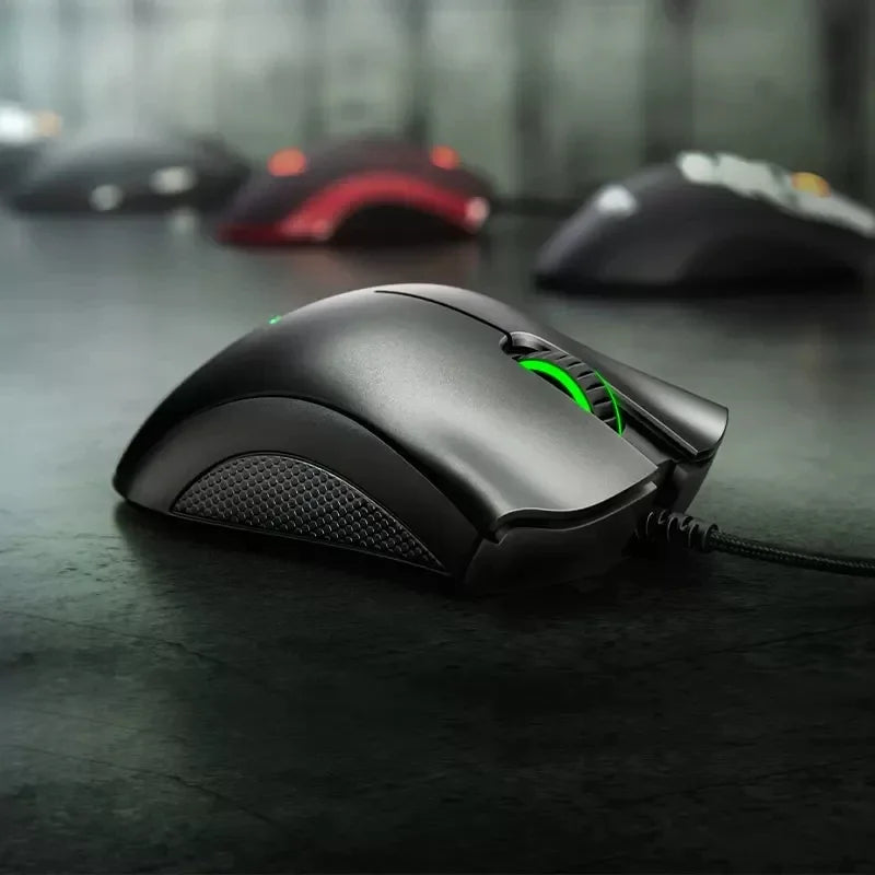 Original Razer Wired Gaming Mouse 6400 DPI Optical Gaming Mouse USB Ergonomic Gaming Mouse for PC, Laptop & Esports