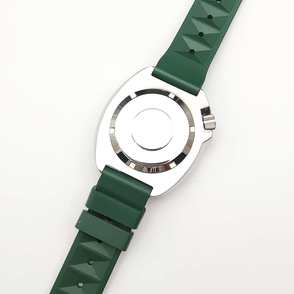 PARNSRPE Diver's Luxury Men's Watch Small Abalone Automatic Mechanical Watch Movement Aseptic Dial Sapphire Glass