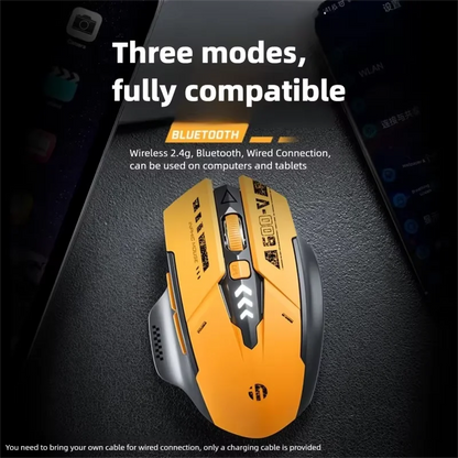 Inphic A9 V2 Wireless Gaming Mouse – 12800 DPI Rechargeable Ergonomic Mouse
