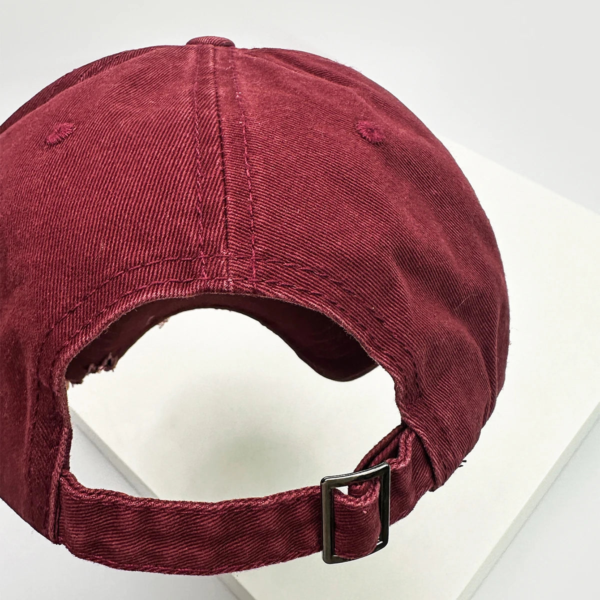 Cappellini da baseball unisex con visiera a tacca, in tessuto a tinta unita, traspiranti, stile "broken", con visiera per proteggersi dal sole, casual, versatili, effetto consumato, alla moda