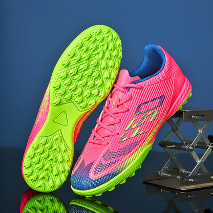 Professional men's soccer shoes TF broken nails provide super grip and anti slip, suitable for all seasons