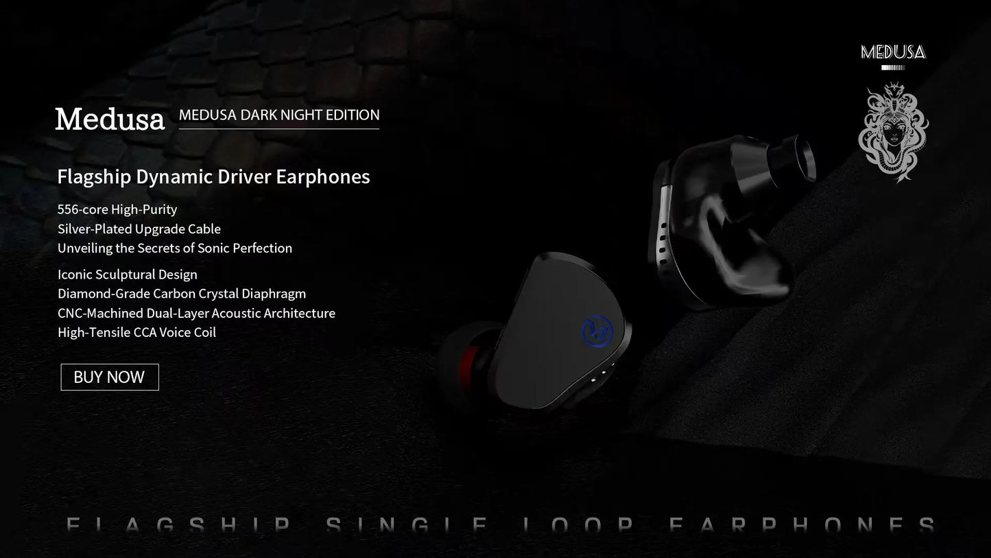 CVJ Assassin Hybrid Gaming Earphones 1DD+1BA Vibration Driver Wired HiFi Headphones with Mic, Type-C & 3.5mm In-Ear Gaming Earphones for E-Sports