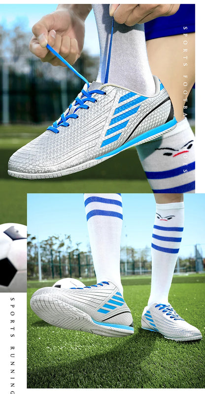 Indoor Soccer Shoes Men Futsal Sneakers Non-Slip Children Society Football Boots Outdoor Training Trainers Fashion Male Sneakers.