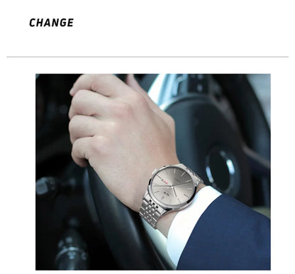 Carnival High-end Series I&W Brand Automatic Mechanical Watches Men Waterproof Watches 316L Steel Sapphire Business Men's Watch