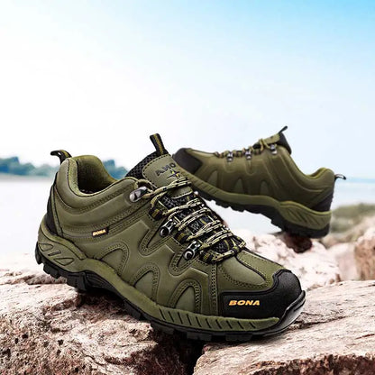 BONA novi klasični stil muške planinarske cipele na vezanje, muške sportske cipele za outdoor trčanje, trekking tenisice