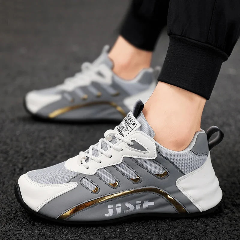 Chaussures de sport pour hommes, respirantes et confortables, idéales pour les activités sportives en plein air.
