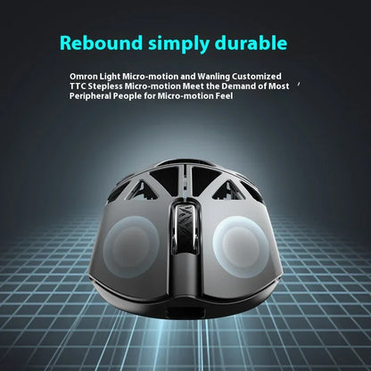 WLmouse Beast X Max Wireless Gaming Mouse with PAW3950HS Sensor, Magnesium Alloy, 8K Polling Rate, Ultra-Lightweight Wireless Gaming Mouse