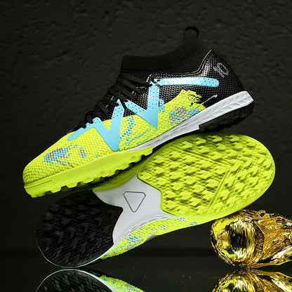 New Men's Football Shoes Society Cleats Professional Soccer Shoes Indoor Fast Football Field Boots Sneakers Boy Original Training
