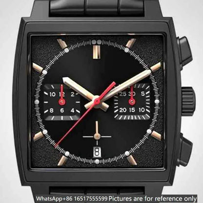 40mm Men Luxury Watch in 904L Steel Quartz Movement Exquisite Heritage e-t