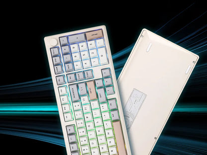 EPOMAKER Galaxy100 1800 ANSI US Layout Hot-Swap Gasket-Mounted Tri-mode Wireless Aluminum Mechanical Gaming Keyboard