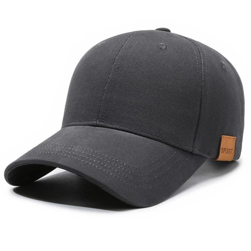 Snel drogende zonnepet voor dames, casual sportpet voor heren, grote maat baseballpet, 60-65 cm, verstelbare zonneklep, pet met klep