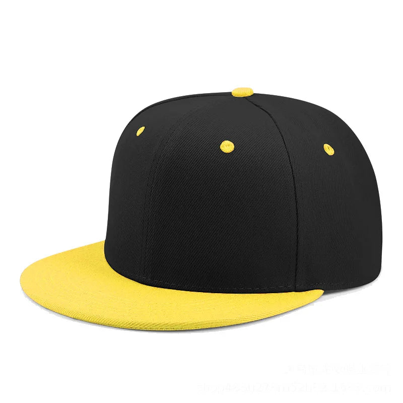 Cappellino da baseball a visiera piatta con logo personalizzato stampato o ricamato, cappellino unisex da esterno, cappellino hip hop "Dad Hat", gorras da uomo, cappellino street snapback