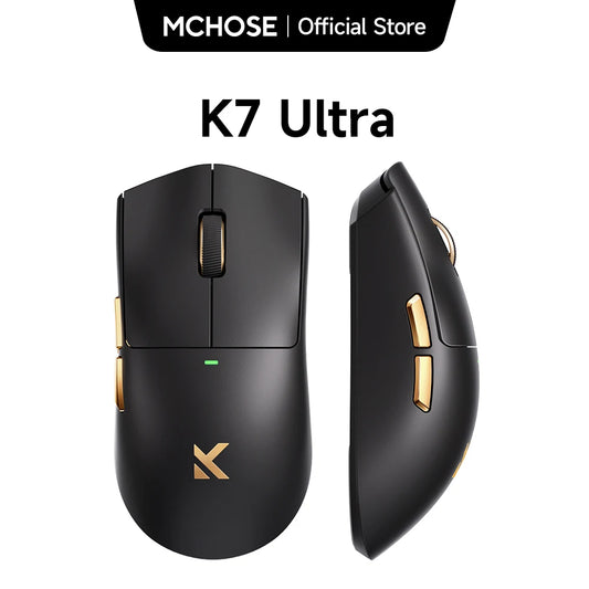 MCHOSE K7 Ultra Ασύρματο Gaming Ποντίκι PAW3950 Dual 8K Polling Rate Ελαφρύ Μαγνητικό Dock Ασύρματης Φόρτισης Esports Γραφείο