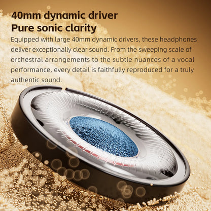 FiiO EH13 Wireless Noise Cancelling Headphones Bluetooth Over-Ear Headphones with Hybrid ANC, 45H Playtime, Travel Gaming Headphones