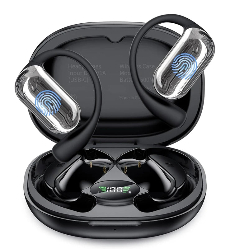 UYUXIO AI Translation Earbuds Real Time Translator Headphones, 144 Languages Smart Bluetooth Translator Earphones for Business