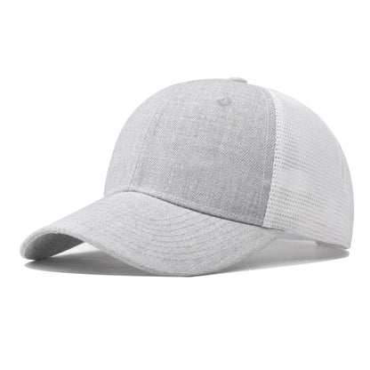 Cappellino da baseball per adulti, cappellino a rete, visiera curva poco profonda, cappello unisex, cappello estivo, cappello traspirante, cappellino da ombra, cappellino per primavera e autunno, cappellino hip hop aderente