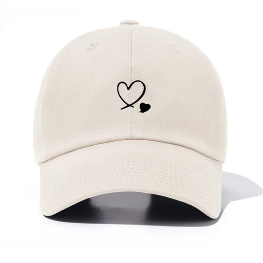 1 Piece Hearts Print Baseball Cap For Men & Women, Classic Casual Stylish, Perfect Gift For Families And Friends