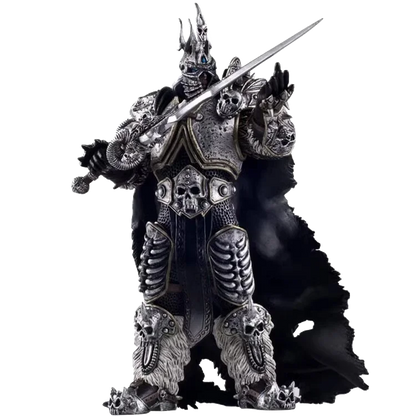 16cm World of Warcraft Game Figure Lich King Arthas Death Knight Standing Frostmourne Desktop Ornaments Collect Festival Gifts