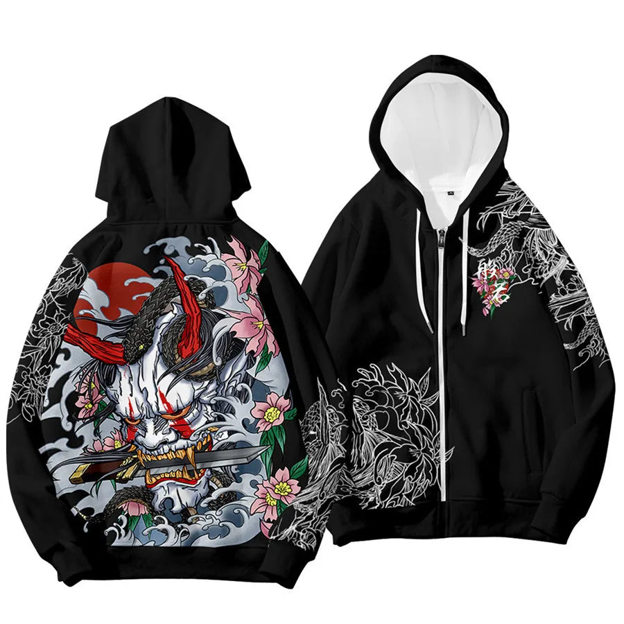 3D print majice s kapuljačom za Kinesku novu godinu za muškarce i djecu, modni dragon grafički sweatshirts, cool streetwear hoody top