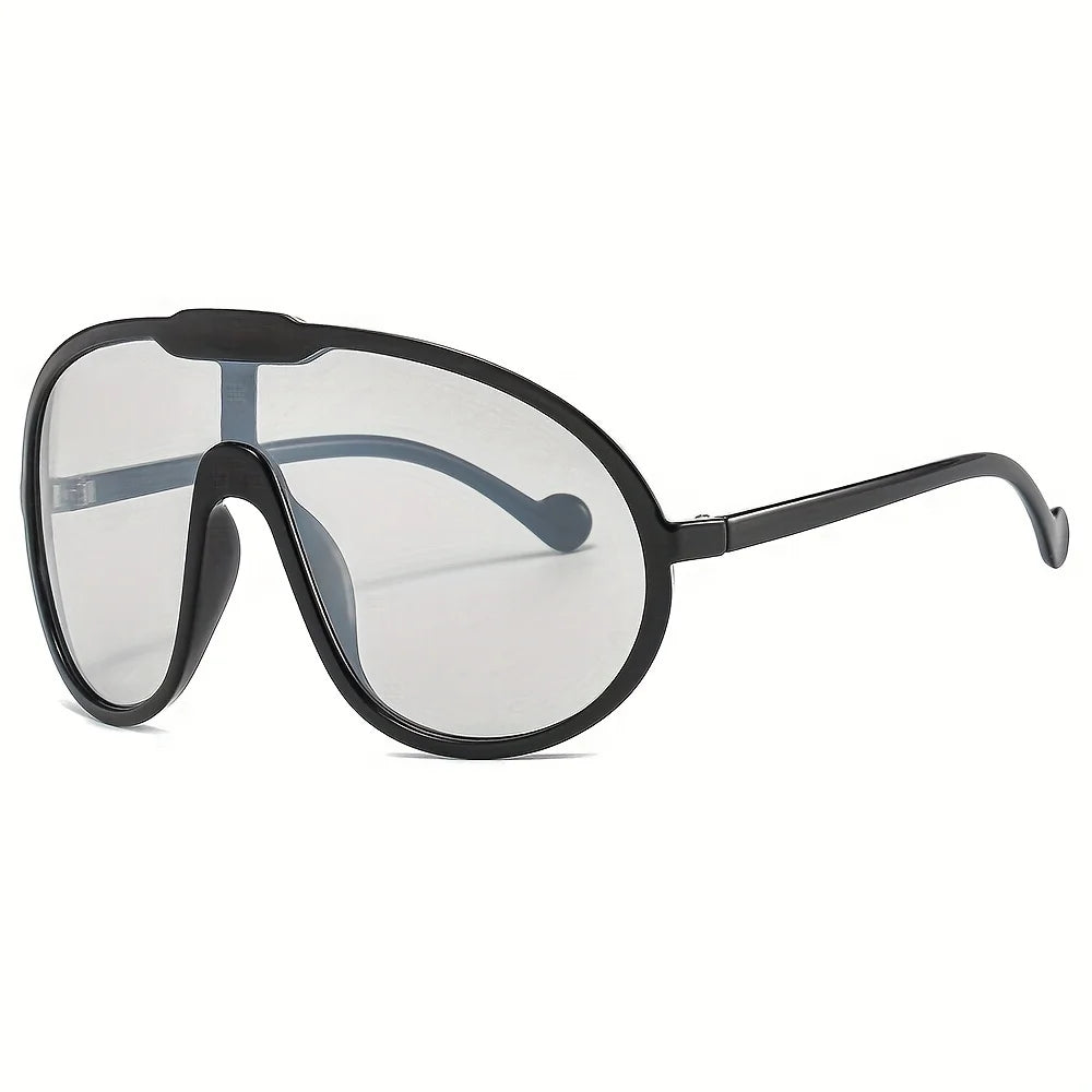 Cycling Oversized Square Sunglasses Women Punk Fashion Big Frame Vintage Sun Glasses Men Shades Retro Gradient Shades UV400
