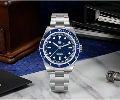 San Martin Vintage 38mm 6200 Diver Watch New Upgraded for Men Luxury NH35 Automatic Mechanical Sapphire Waterproof 200m Relojes