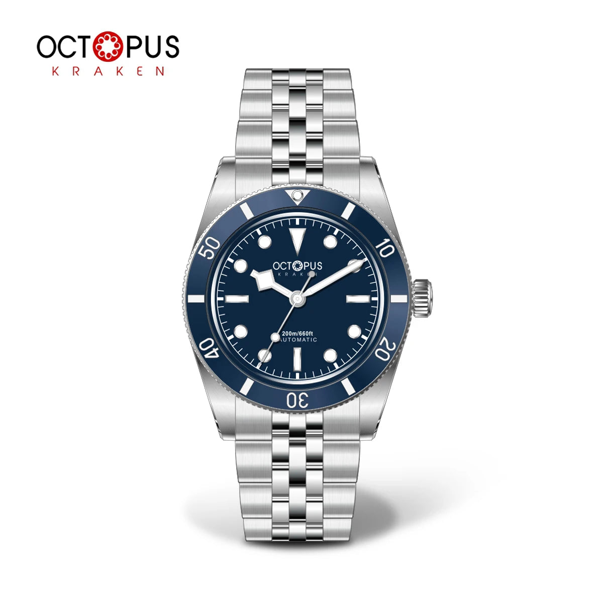 Octopus Kraken 37mm BB54 Men Diver Watch PT5000 Automatic Movement Mechanical Watches Luminous Sapphire Waterproof 200m OCT-0025
