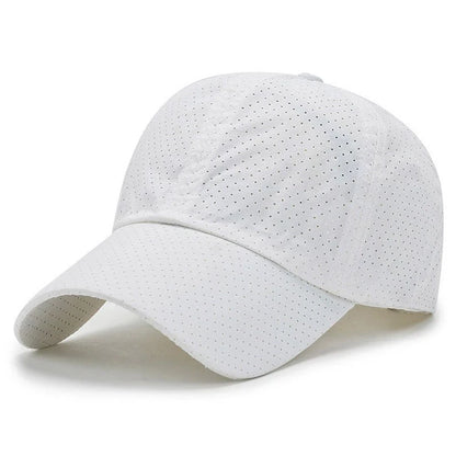 Mesh Quick Dry Cap – Herre-løbe- og sportsbaseballkasket – Dame-golf- og tennis-kasket – Udendørs jogging-kasket – Åndbar solhat