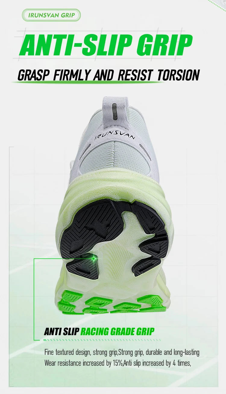 IRUNSVAN Nuove scarpe da maratona con soletta in carbonio: leggere, ammortizzanti e adatte come scarpe sportive da uomo