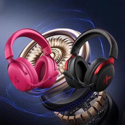 MCHOSE V9 Pro Wireless Bluetooth Headset with Tri-Mode Mic Noise Reduction Dynamic Sound And Low Delay Office And Gaming Gifts
