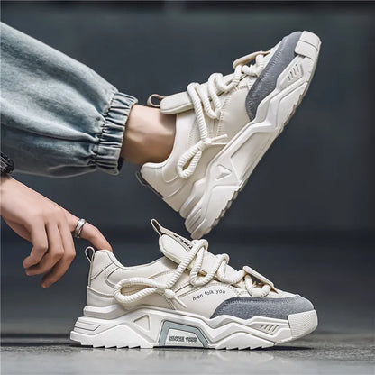 Lässige Herren-Sneaker – Frühlingsmode – Vielseitige Low-Top-Skateboard-Schuhe für Herren, geeignet für Outdoor-Sportarten