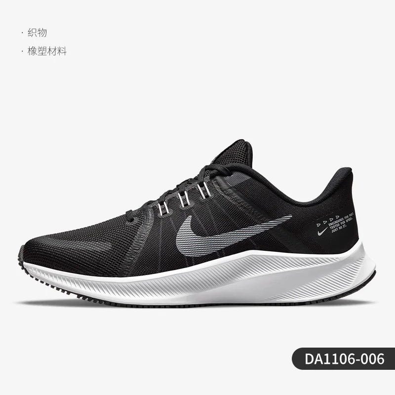 Nike Official Genuine Quest 4 Men's and Women's Comfortable Low-Top Running Shoes DA1106-006