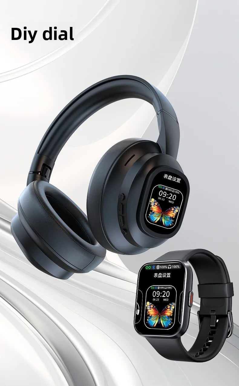 HYUNDAI X1PRO Wireless Bluetooth 6.0 AI Translation Earbuds – 100+ Languages, Touch Control LED Screen Noise Cancelling Headphones