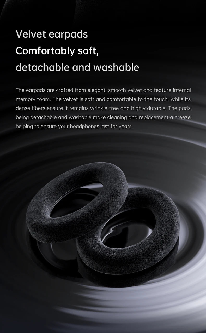 FiiO JT3 Open-Back Wired Over-Ear Headphones 50mm Dynamic Driver HiFi Detachable Cable Headset