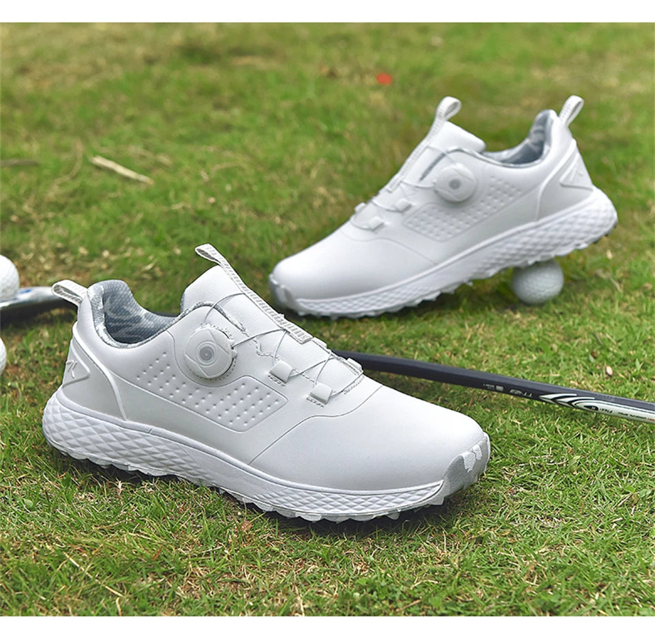 Hot Sale Waterproof Golf Shoes Unisex Outdoor Non-Slip Golf Sneakers Men Luxury Comfortable Golfer Footwear Women Walking Shoes