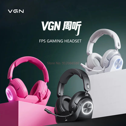 VGN Zhou Series Pro Max Over-Ear Gaming Headset, Delta Game Noise-Canceling, Four-Mode Wireless PC Bluetooth Headset
