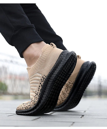 Men Shoes Breathable Men's Sneakers Comfortable Running Shoes Tenis Outdoor Slip On Walking Sneakers Sock Jogging Shoes