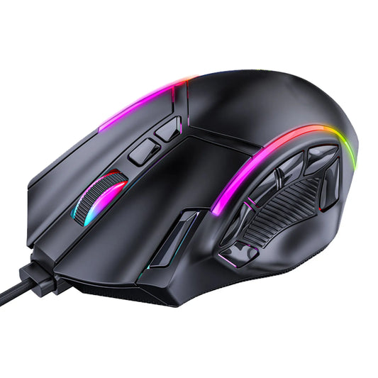 Ενσύρματο RGB Gaming Mouse 12800DPI με 12 Πλήκτρα, Ορισμό Macro, Ανταλλακτικά Αξεσουάρ Υπολογιστή, Φωτοηλεκτρική Λειτουργία