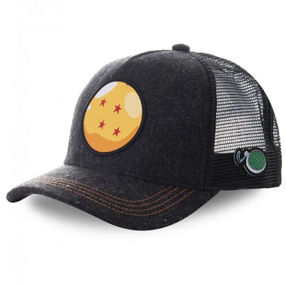 Casquette de baseball en coton Dragon Ball Styles Anime Son Goku - Hommes et femmes - Hip-hop - Papa - Casquette en maille ajustable - Casquette de camionneur