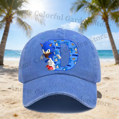 Anime Sonics baseballkasket til mænd og kvinder – tegneserie-mode, kasketter med skygge, voksne, sommer, flotte solhatte, hiphop-hat, gave