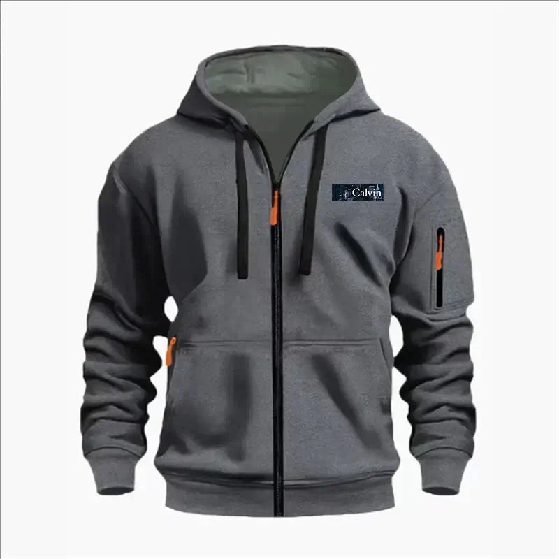 Produit gaming premium Fraquane, Men's Sweatshirts with Zipper Pockets Thin Solid Color Half Tracksuit Casual Outdoor Hooded Tracksuit Long Sleeves Jacket Coats.